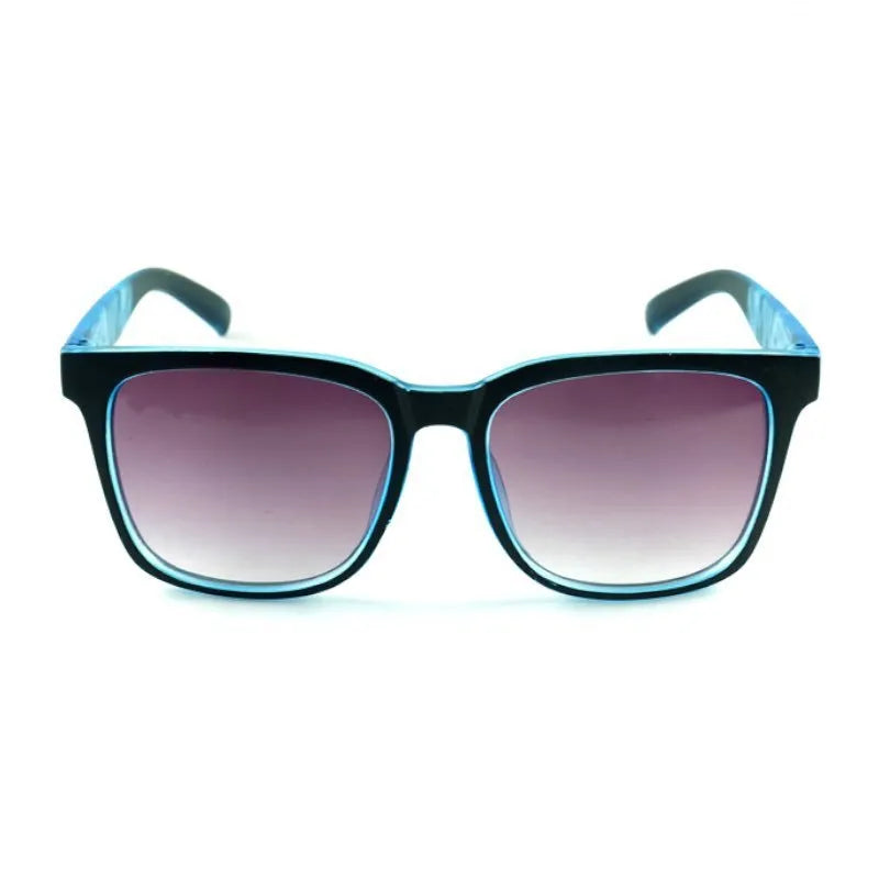 Square Kids Sports Sunglasses PC Frame AC Lens Strong Construction C1 Black C2 Green C3 Red C4 Orange C5 Yellow-Green C6 Blue Unisex Style