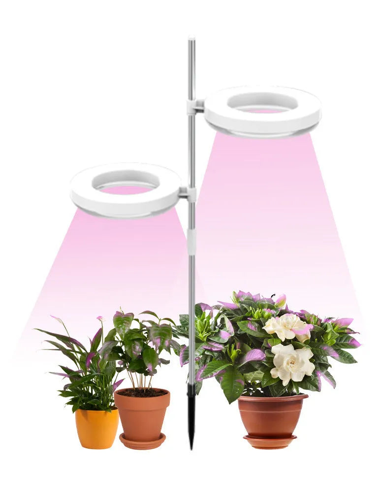 Full spectrum plant growth lamp for desk use with PC shell and 160x29mm dimensions