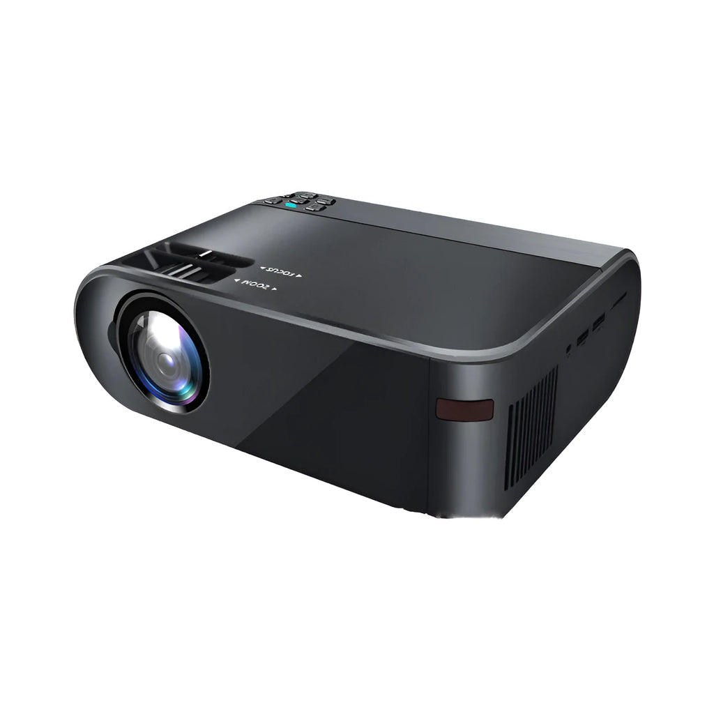 Portable Android WiFi projector with 8K lens for wireless mobile phone screen mirroring