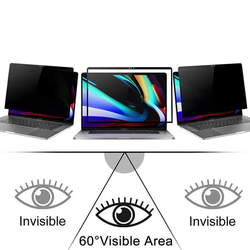 Anti-peeping privacy screen film for MacBook Pro 13.3 inch with non-marking frame glue