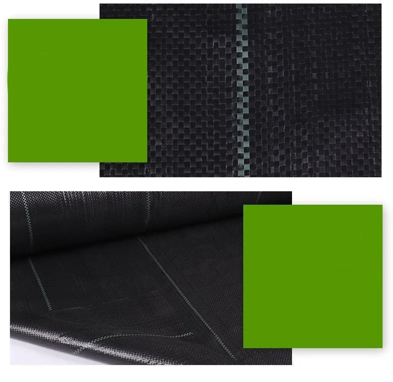 Black PE plastic weed-proof cloth for farmland and greenhouse weed control in multiple size options