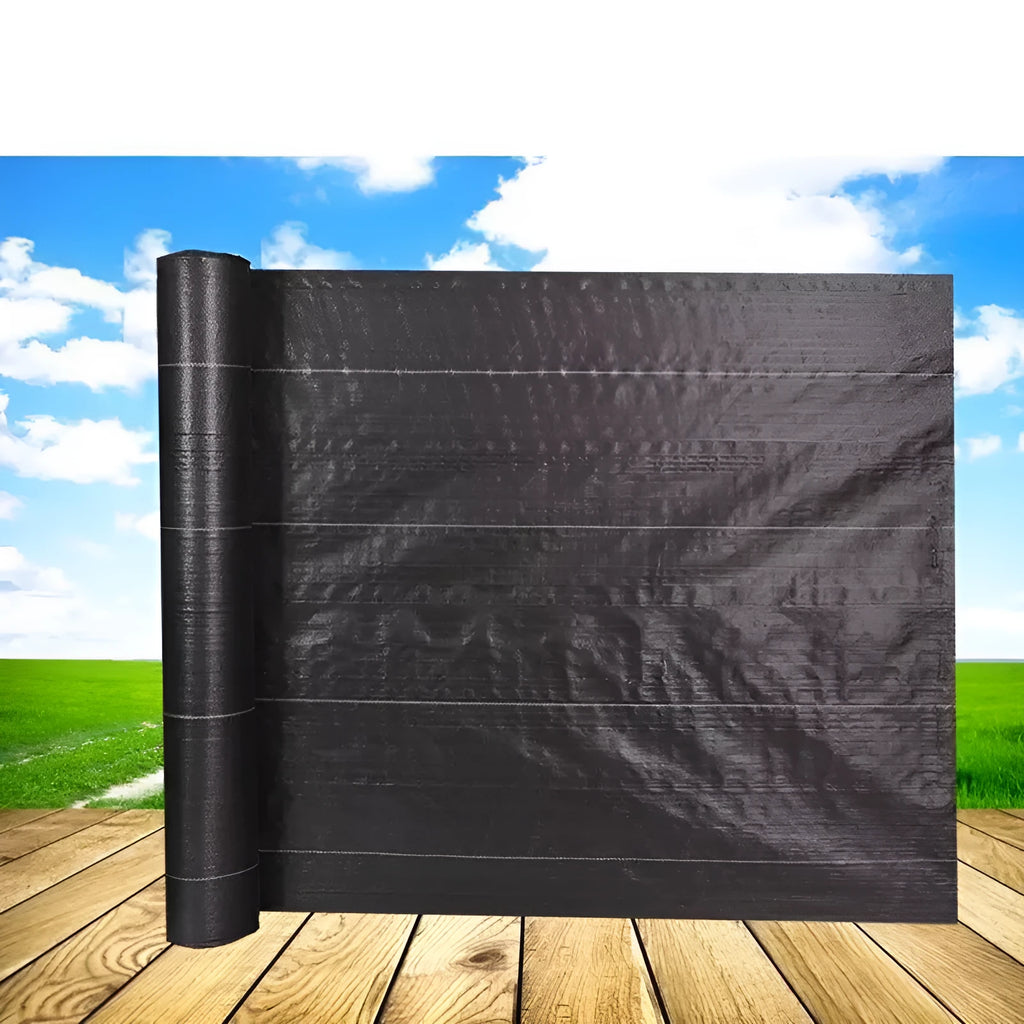 Black PE plastic weed-proof cloth for farmland and greenhouse weed control in multiple size options