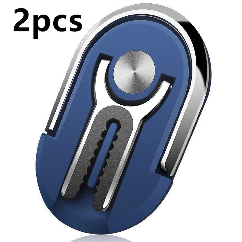 Universal car mobile phone bracket with adjustable ring, flexible gooseneck arm, and suction cup base in multiple colours.