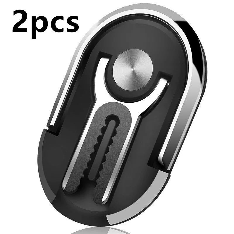 Universal car mobile phone bracket with adjustable ring, flexible gooseneck arm, and suction cup base in multiple colours.
