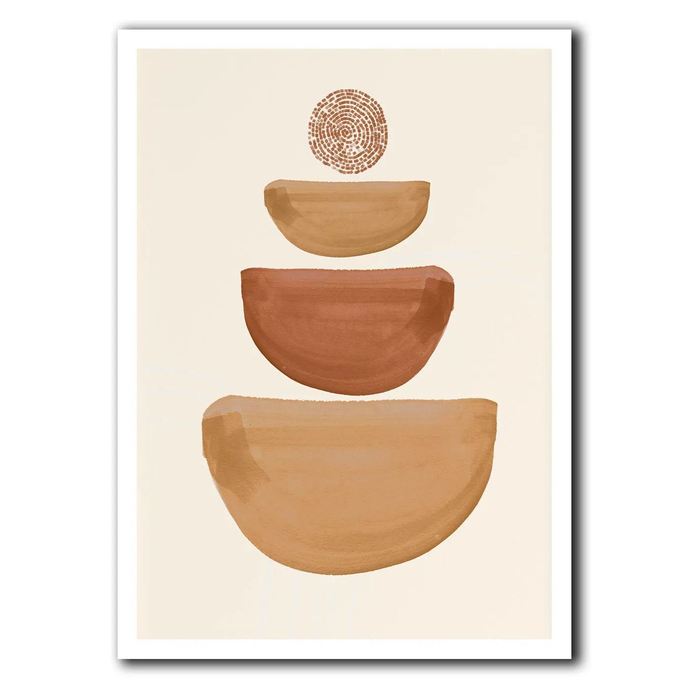 Bohemian pattern unframed canvas wall art in waterproof material