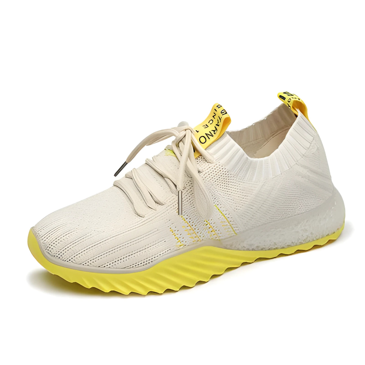 Breathable casual mesh sneakers with tassel detail and rubber sole, Korean style