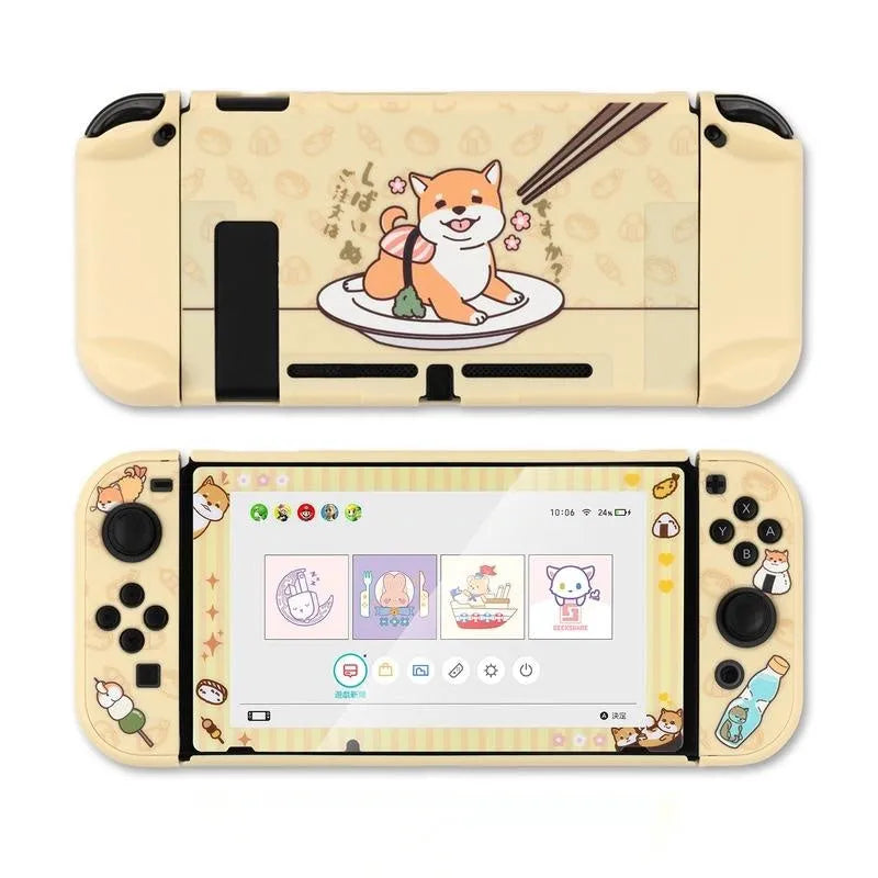 Sea Otter silicone protective hard cover case for Nintendo Switch and Switch Lite consoles.