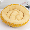 Round cloth pet bed 50cm diameter 12cm height for cats and small dogs winter warm mat