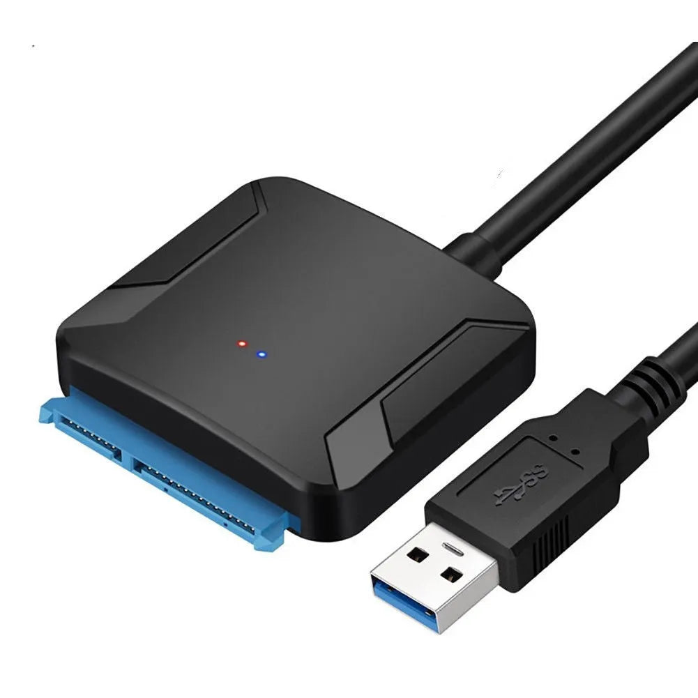 Black Onvian USB 3.0 to SATA adapter cable for connecting internal hard drives to a computer.