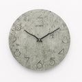 Modern grey European style wall clock for living room decor