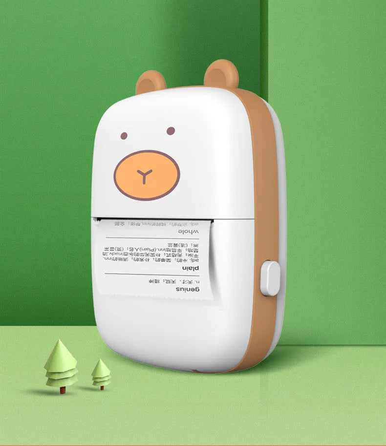 White student pocket wrong problem learning printer with Bluetooth, 98x128x65mm, PC material