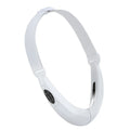 White multifunctional facial lifting device with red and blue light therapy, 5 modes, 10 vibration levels, ABS plastic
