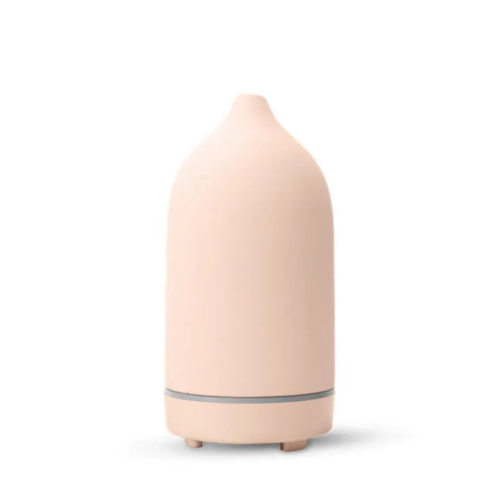 Ceramic ultrasonic aroma diffuser humidifier with 160ml water tank in white colour