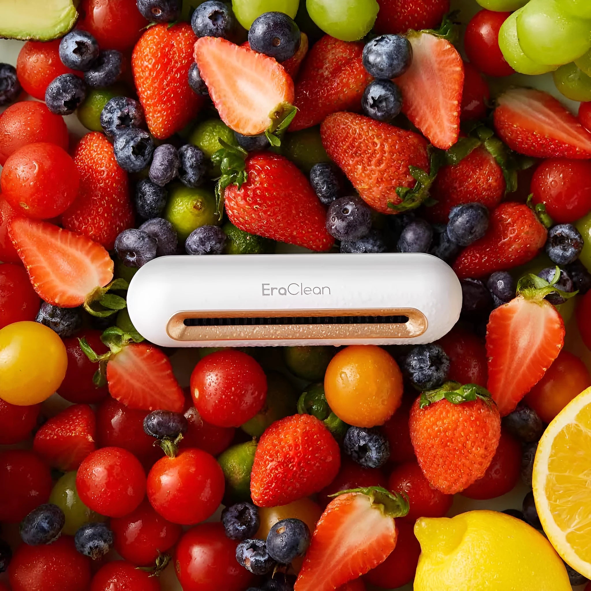 Rose gold USB-powered deodorant sterilizer for refrigerator and car odour removal