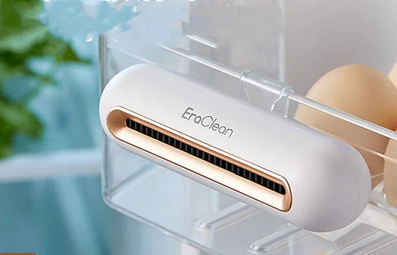 Rose gold USB-powered deodorant sterilizer for refrigerator and car odour removal