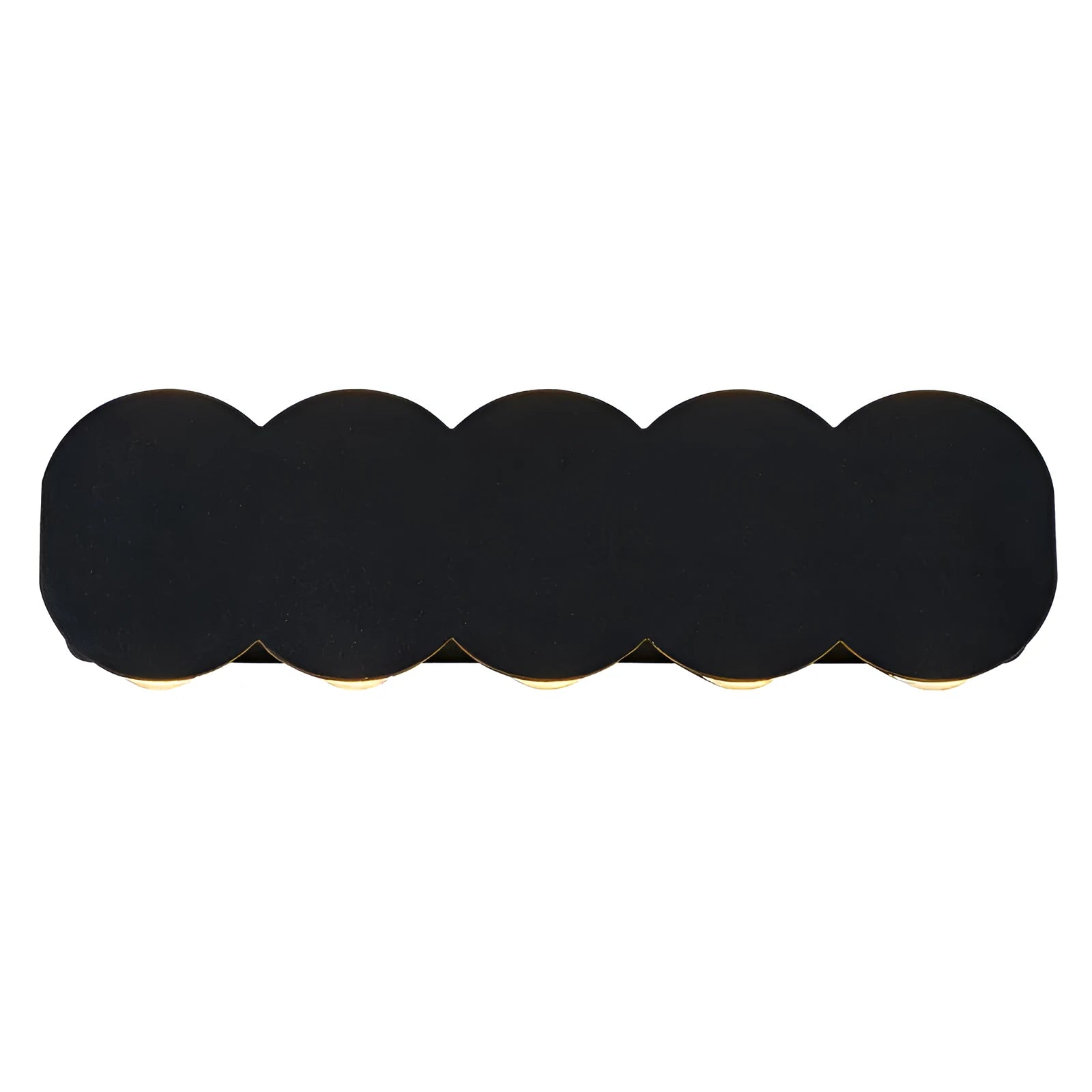 Modern minimalist square or rectangular LED wall light with a clean diffuser, mounted on an exterior brick wall.