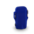 Waterproof portable power bank with built-in flashlight in camouflage colour showing USB port and compact design