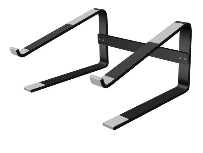 Aluminium alloy notebook heightening rack measuring 260x240x150mm in silver colour