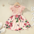 Toddler girls sleeveless summer dress in multiple colours with size range 80cm to 120cm