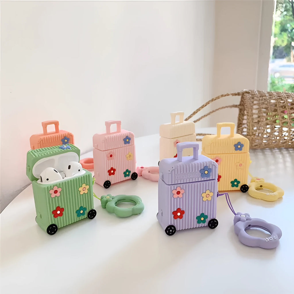 Silicone flip cover for Apple AirPods in multiple colour options