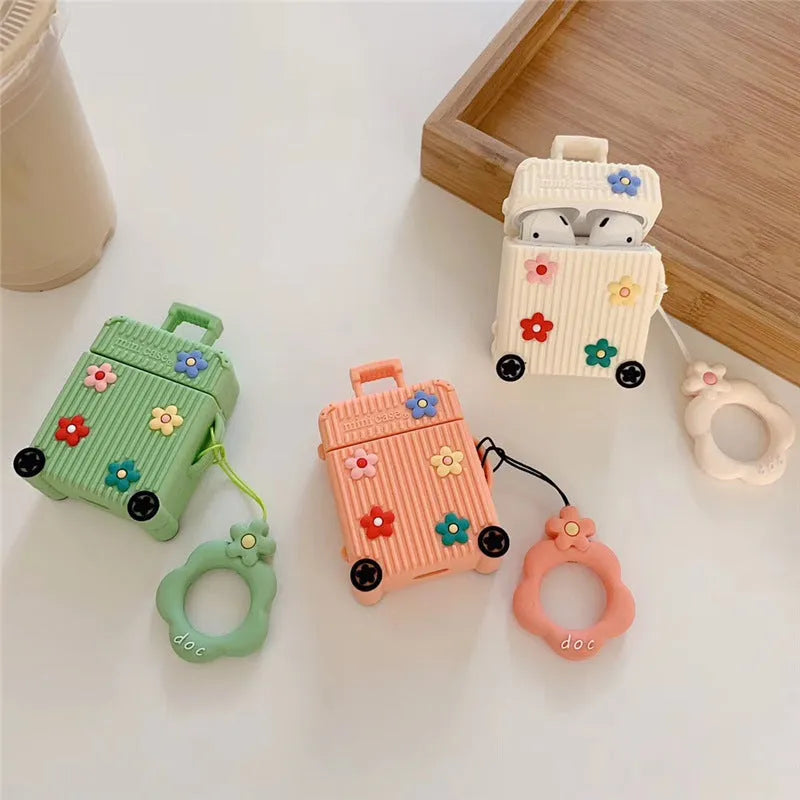 Silicone flip cover for Apple AirPods in multiple colour options