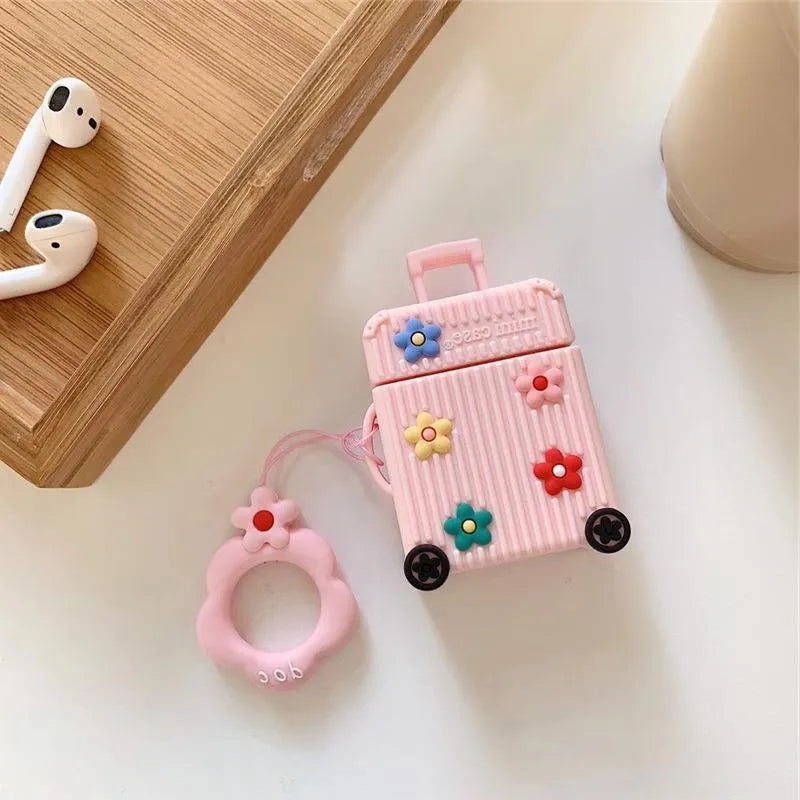 Silicone flip cover for Apple AirPods in multiple colour options