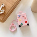 Silicone flip cover for Apple AirPods in multiple colour options