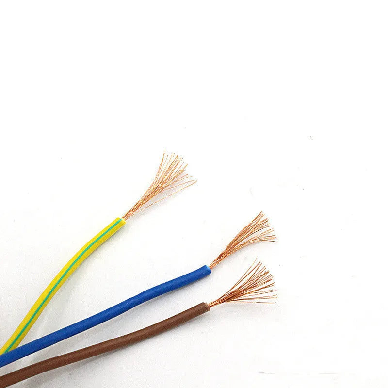 Black American standard three-pin power cord with 1.2 metre length and 6.5mm diameter
