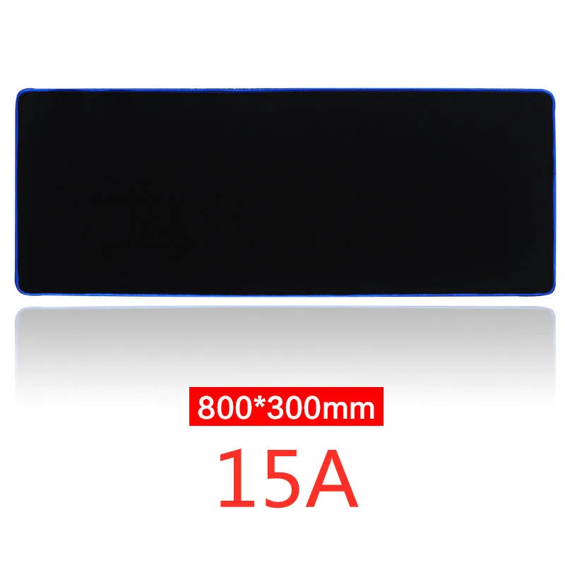 Oversized mouse pad 300x800mm with non-slip rubber base and cloth surface heat transfer print style 10A