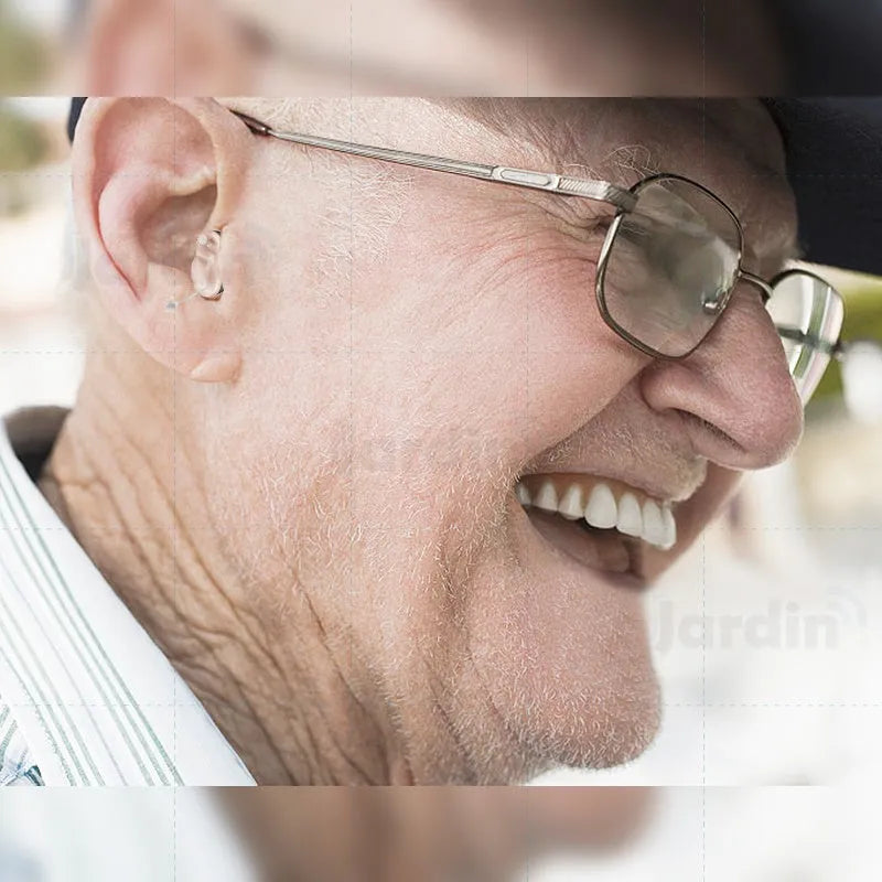 Portable CIC digital invisible hearing aid B25 with 12-band noise reduction and feedback compression system