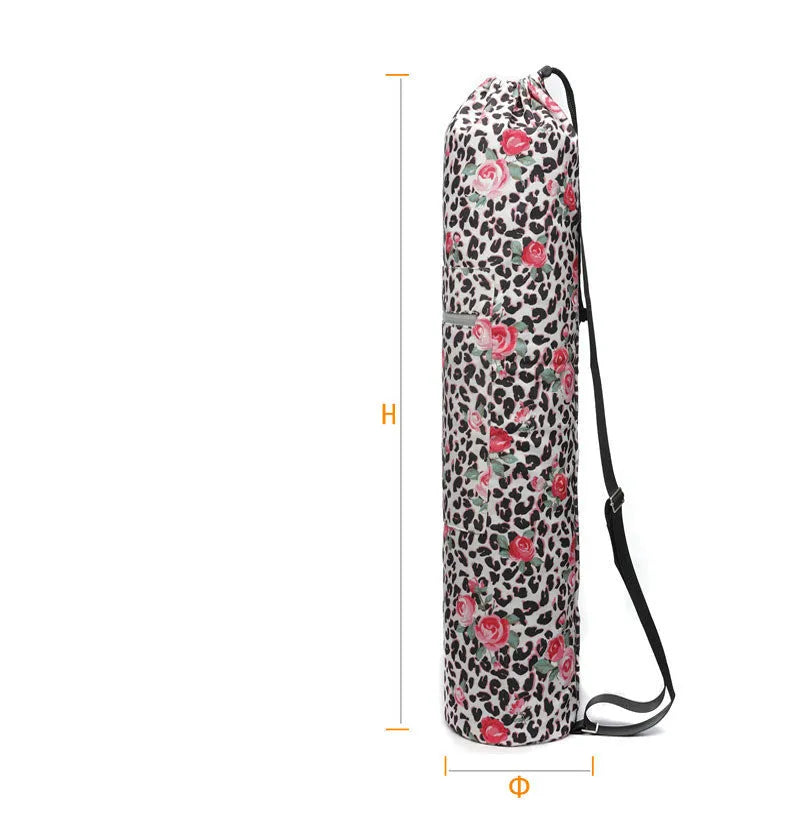 Canvas yoga bag shoulder bag for 6mm mat with shoulder strap available in eight colours