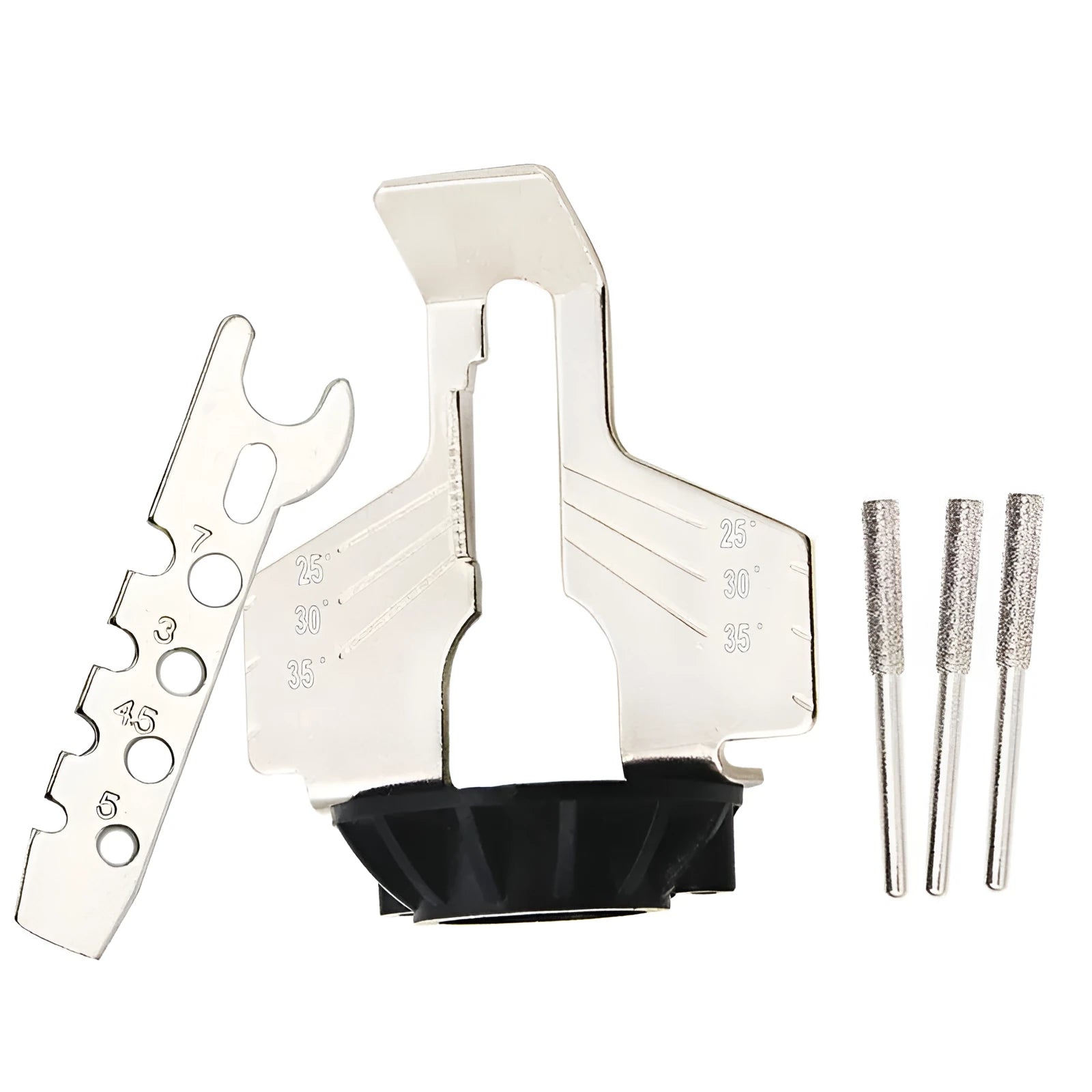 Silver electric chain grinding machine for band saw blades with 20mm metal construction