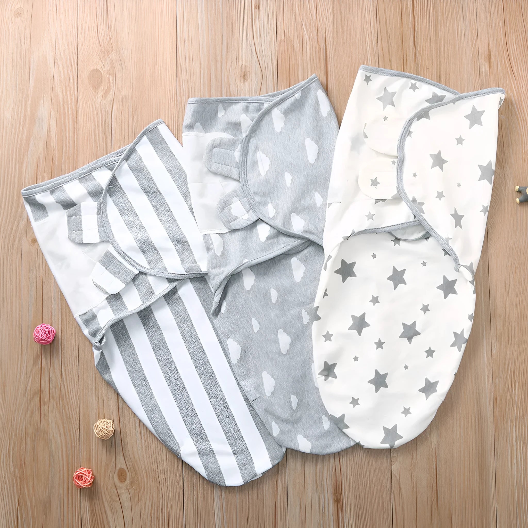 Baby sleeping bag pure cotton envelope style clouds pattern one size 0-1 years