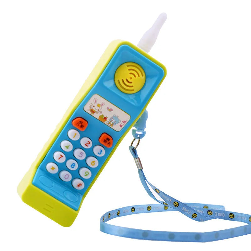 A children's battery-operated electric toy with lights, making sound and music, featuring cartoon animal designs.