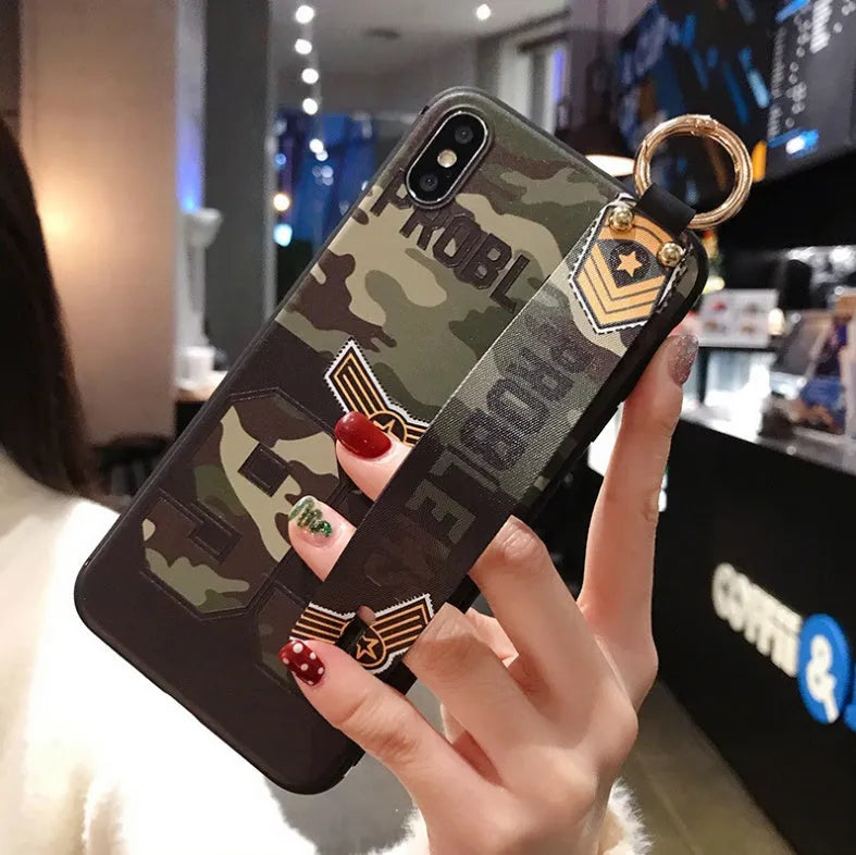 Samsung Galaxy phone case with built-in bracket in TPU material showing simple design