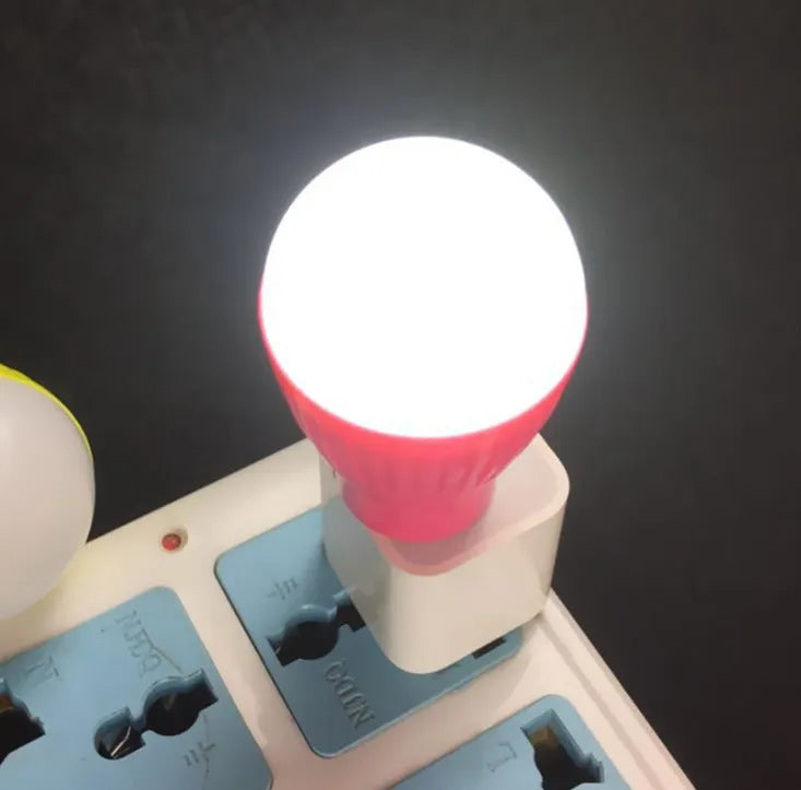Mini USB light with ABS shade and metal holder, 20x40x55mm, USB powered
