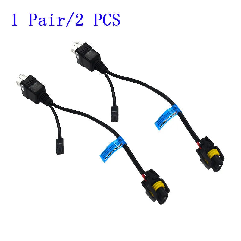 Xenon lamp control H4 simple line set 12V black two relay insurance simple line pieces