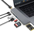 Computer card reader conversion head with 8 interfaces for MacBook Pro connectivity expansion