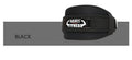 Nylon fitness weightlifting belt in black, red, or yellow for adult gym training