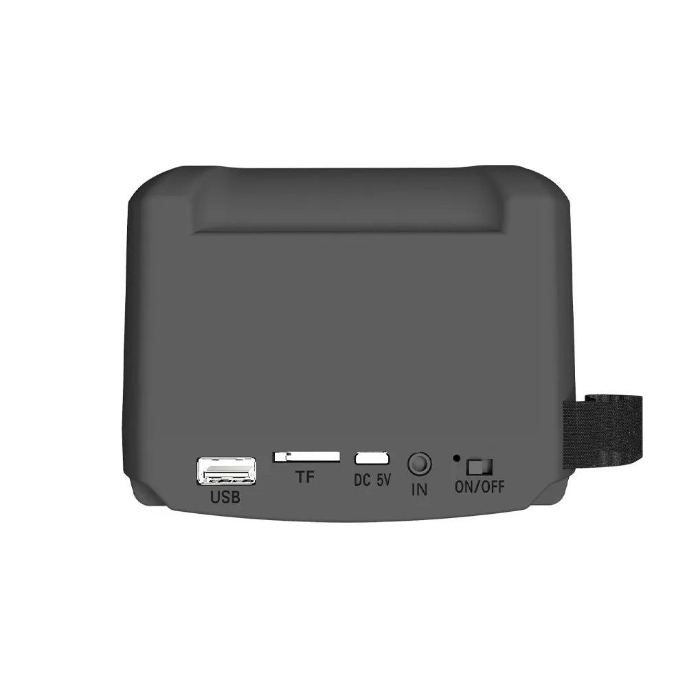 Portable Bluetooth speaker in colour 3107 with USB charging cable for desktop and outdoor use