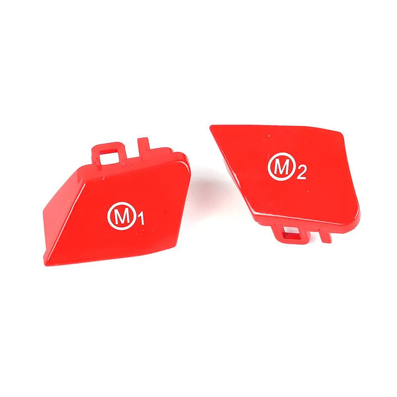 BMW steering wheel M1 M2 mode button panel in red or blue with start/stop switch for F30 F34 models