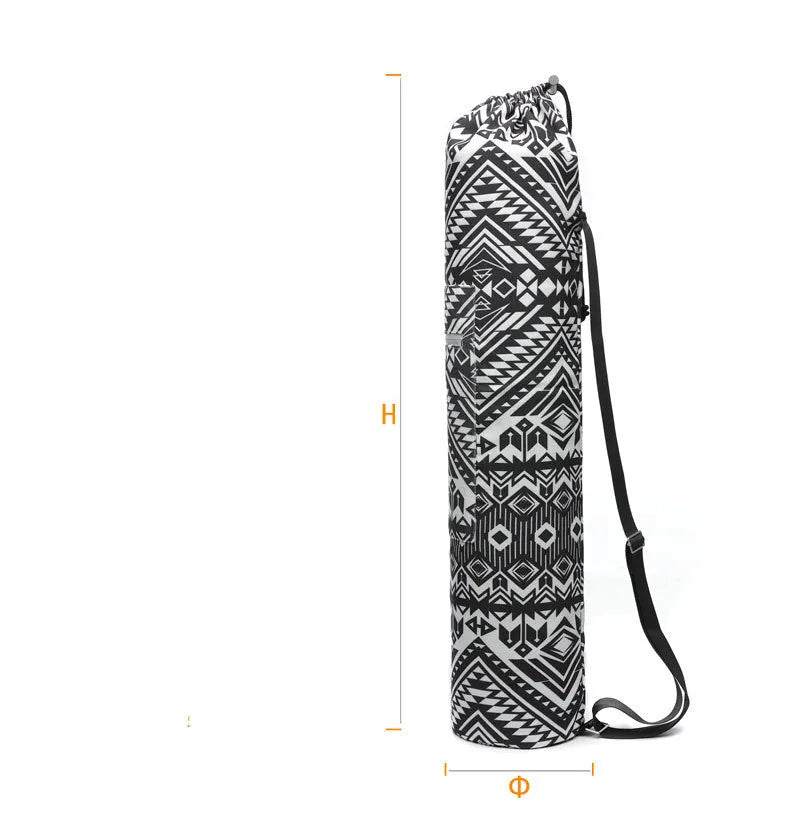 Canvas yoga bag shoulder bag for 6mm mat with shoulder strap available in eight colours