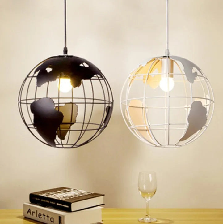Nordic style black iron pendant light with 300mm shade on adjustable cord, button switch, 220V incandescent fitting
