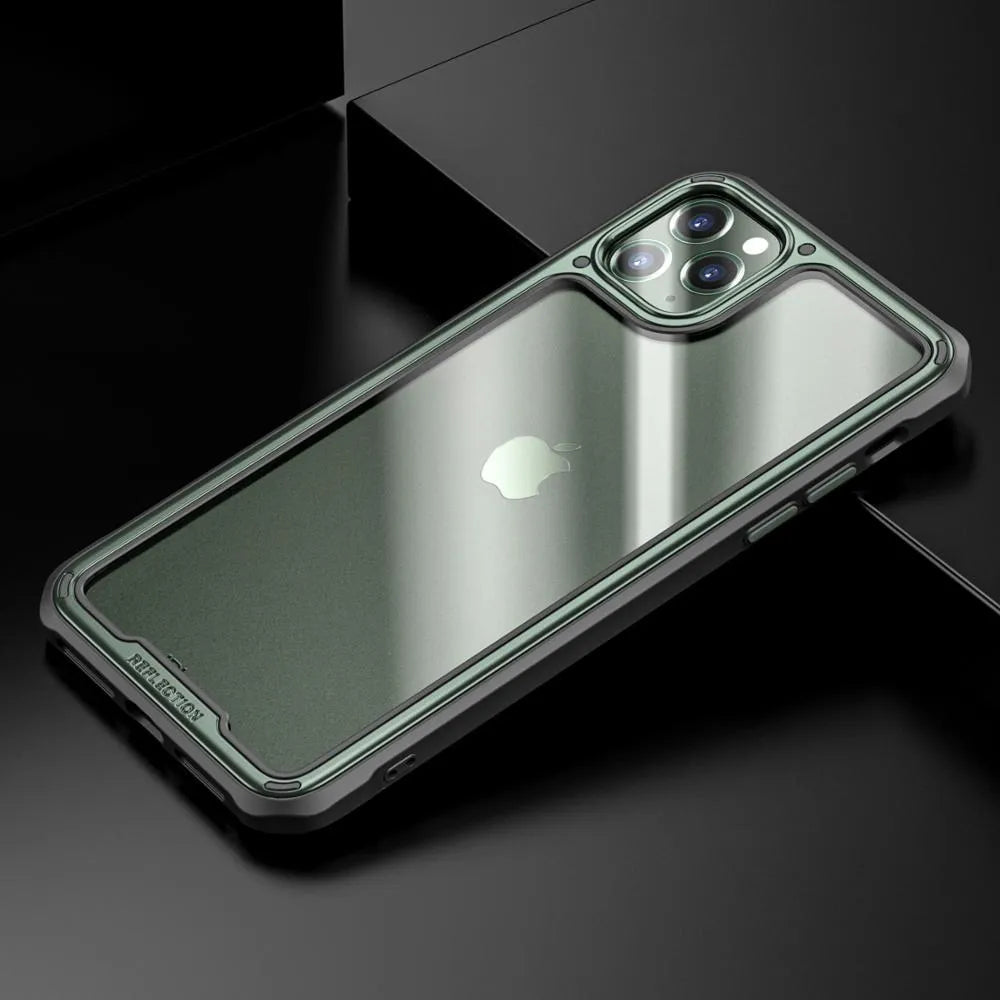 Transparent silicone mobile phone case for Apple iPhone 11 series in business style