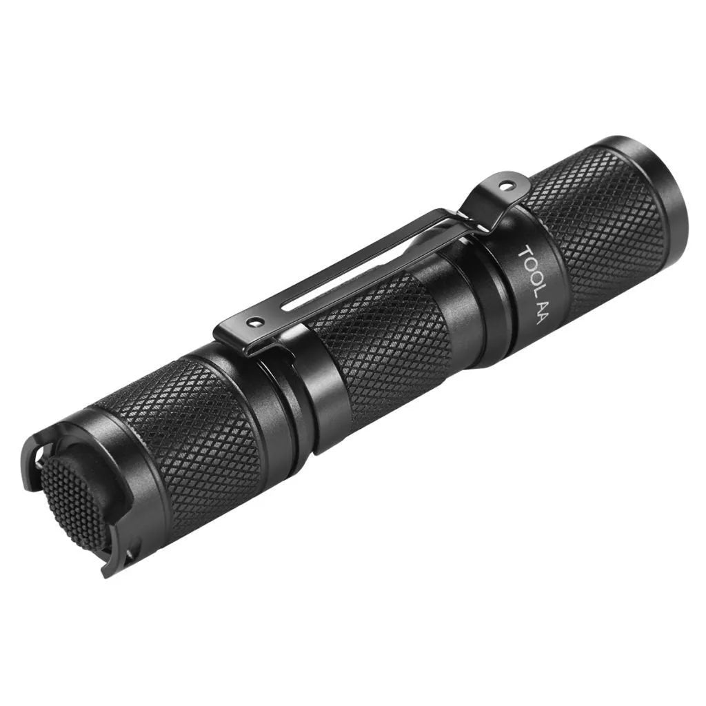 Lumintop Tool AA 2.0 black aluminium keychain flashlight with magnetic tail cap