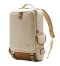 Men's modern backpack in Oxford cloth shown in Army Green colour, displaying its large capacity and Korean style design.