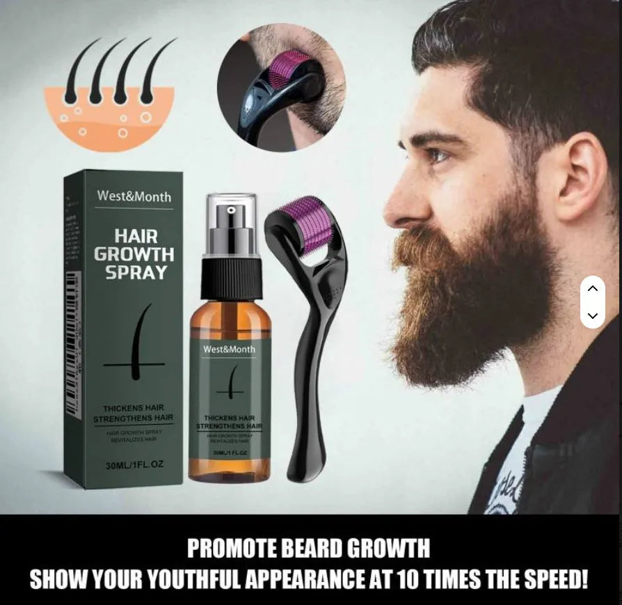Men's beauty care suit with herbal tea moisturising cream and refreshing spray in one package
