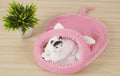 Cat litter mat in cloth material, 50x40cm, in coffee colour, for pet bedding