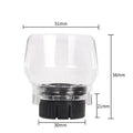 Transparent plastic horn protective cover for Delta sander grinding port