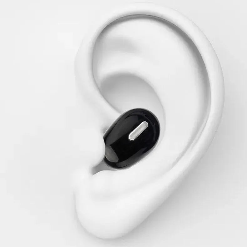 X9 mini single ear Bluetooth headset in black or white finish